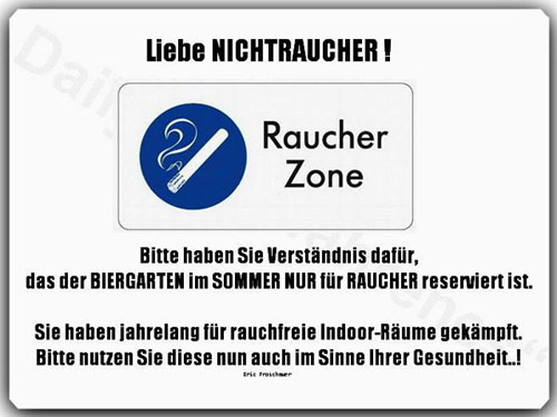 raucherzone